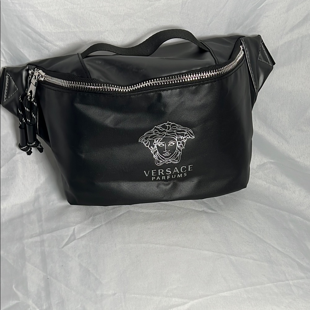 Versace Parfums Waistbag - Black & Silver